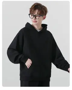 Prix usine Polyester Hoodies 320 GSM Sweats lourds En gros Confortable Chaud Premium Sweatshirts - Product Image 5