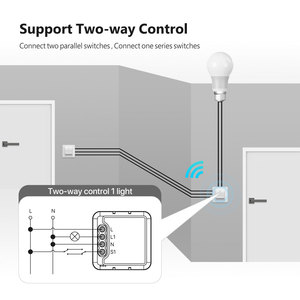 Module d'interrupteur intelligent Wi-Fi Tuya <span class=keywords><strong>de</strong></span> haute qualité 16A 1 canal, contrôle à distance par application, compatible avec Alexa et Google Assistant PST-S01-16A - Product Image 6