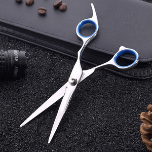 Ensemble de 7 ciseaux de barbier en acier inoxydable pour droitiers, manche long, 32 dents, pour la coupe de cheveux à domicile - SUAVE SURGICAL INSTRUMENTS - Product Image 6