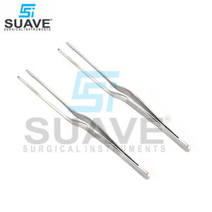 Pince à épiler dentaire en acier inoxydable pince à épiler incurvée dentelée ensemble blanchiment des dents outils de dentiste par SUAVE INSTRUMENTS SURGICAUX - Product Image 3