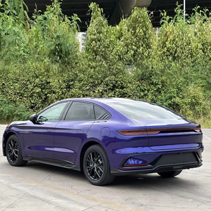 COOL SUN <span class=keywords><strong>Royal</strong></span> indaco pellicola avvolgente per auto con finitura lucida per cambio colore di lusso profondo in vinile impermeabile per avvolgere completamente l'auto - Product Image 4