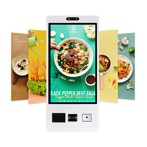 15.6 ''21.5" 23.8 ''27'' 32 "cảm ứng điện dung màn hình máy in máy quét kiosk tự dịch vụ đặt hàng thanh toán tầng thường vụ thanh toán - Product Image 1