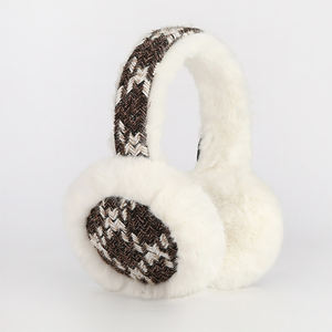 ที่ปิดหูฤดูหนาวแบบกำหนดเอง แบรนด์ส่วนตัว ผ้าฟลีซนุ่ม ขายส่ง อุปกรณ์เสริมสำหรับอากาศหนาว - Product Image 5