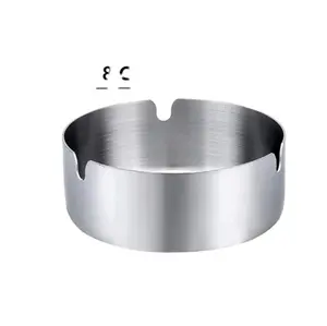 Stainless Steel Ash Tray For Elders Personalized Interior Car Smoking Collectable Ashtray Promotional Giftware Uses Ashes Tray