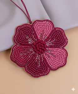 Dijes de Cuentas de Piedras Preciosas Rosa Intenso Chapados en Oro, Colgantes de 3 Cuentas para Hacer Joyas, Dijes de Piedras de Nacimiento Hechos a Mano - Product Image 1