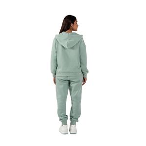 Sweat à capuche décontracté pour femme personnalisé, en coton mélangé respirant, avec fermeture éclair sur le devant, parfait pour l'hiver et les voyages - Product Image 2