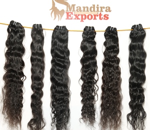 100% Cuticle Aligned <b>Cheap</b> Wavy Bundles Vendor Virgin Weave Machine Double Weft Indian Human Hair <b>Extensions</b> - Product Image 4