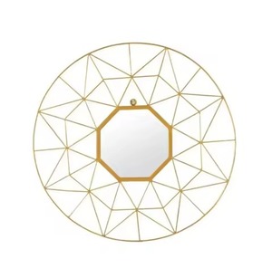 Luxury Metal <b>Frame</b> Wall <b>Mirror</b> Handcrafted Design Elegant Decorative <b>Mirror</b> for Bedroom Living Room - Product Image 1