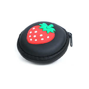 Pequeña bolsa redonda de joyería en forma de fresa - Product Image 1