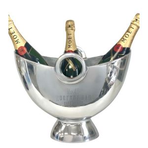 Bar en acier inoxydable fini brillant Champagne Bière Bouteille de vin Bol Refroidisseur de boisson Party Service Bol à champagne - Product Image 6