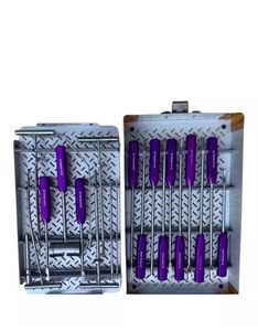 Thép không gỉ Hướng dẫn sử dụng xi măng loại bỏ cụ femoral thang máy Thiết lập Chỉnh hình công cụ - Product Image 1