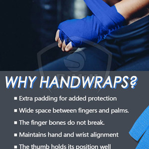 Precio al por Mayor, Vendas de Boxeo de Neopreno de Alta Calidad, Transpirables y Ligeras, Hechas en Pakistán, para Entrenamiento - Product Image 6
