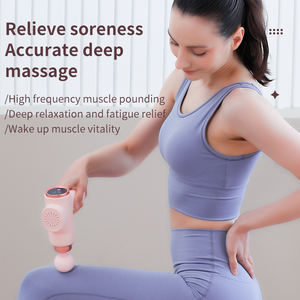 Mini Pistola de Masaje Portátil sin Escobillas con 4 Cabezales y Calor para Gimnasio, Recuperación Física, Relajación Corporal Completa, Percusión de Tejido Profundo - Product Image 4