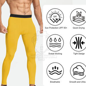 Pantalones Deportivos de Gimnasio para Hombre con Compresión, Hechos a Medida con Material Duradero, Pantalones de Compresión para Hombre - Product Image 6