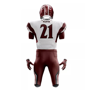 Nouveauté, ensembles d'uniformes de football américain pour hommes, manches courtes, respirants, séchage rapide, logo personnalisé, prix de gros - Product Image 5