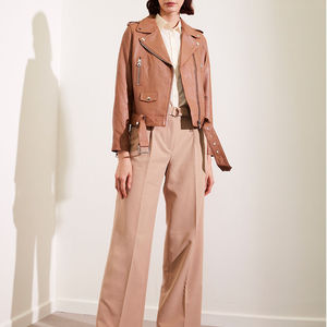 Veste en cuir pour femmes, nouveau style, vente en gros, toutes tailles, avec logo personnalisé, respirante et étiquetée - Product Image 3