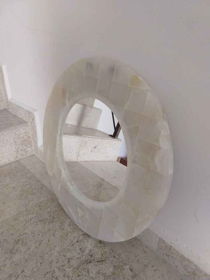 Modern Luxury Mother of Pearl Chic Living Room Furniture Home Decor Wall Mirror