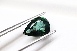 Impresionante turmalina verde piedra preciosa forma de pera 10x7mm turmalina semipreciosa piedra de corte facetado mejor para hacer joyas - Product Image 5