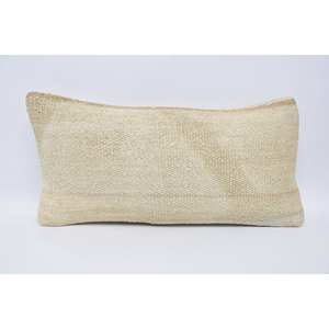 Tapis en laine macramé beige de 12x24 pouces avec motif tissé vintage antidérapant écologique amovible et lavable - Product Image 1