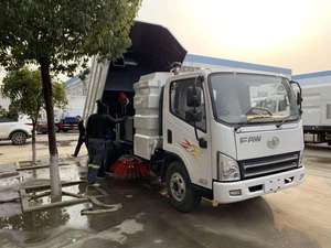 Camión de Barrido y Lavado de Carreteras a Precio Competitivo con Tanque de Agua y Tanque de Basura para una Limpieza Eficiente de Carreteras Urbanas - Product Image 2