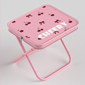 [Personalizado al por mayor] Taburete plegable con estampado <span class=keywords><strong>de</strong></span> cerezas-Portátil para acampar/pescar/eventos (diseño <span class=keywords><strong>de</strong></span> correa para el hombro + patrones personalizados) - Product Image 6