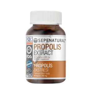 Cápsulas de Propóleo Sepenatural 320 mg Bioflavonoides Estándarizados Soporte Inmunológico Acuoso Soporte Respiratorio Superior Soporte para la Garganta Oral - Product Image 1