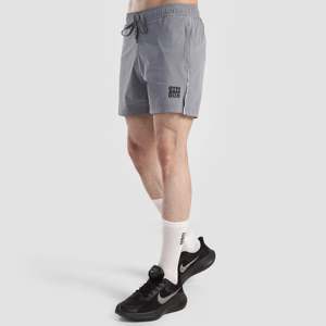 Pantalones Cortos Deportivos GA Sporty Nano 100% Algodón XS, Pantalones Cortos Cómodos para Correr, Cintura Elástica, Decoración con Logotipo, Color Gris Claro, Pantalones Cortos de Golf - Product Image 3