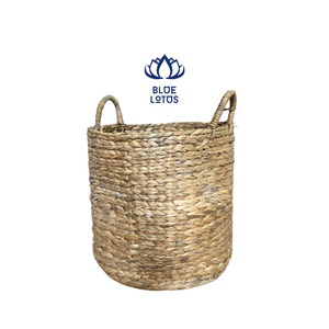 Panier de rangement bohème en jonc de mer GEM - Product Image 1