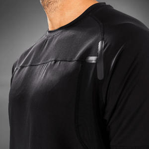 OEM personalizado al por mayor de los hombres de secado rápido Camiseta deportiva gimnasio correr entrenamiento camiseta - Product Image 4