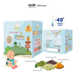 Porridge lyophilisé ALOR pour les petits doigts (10g X 10 sachets) Emballage en carton jetable pour bébés de plus de 6 mois - Product Image 2