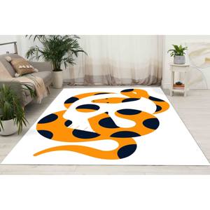Tapis Serpent Enroulé avec Crâne, Tapis Imprimé pour Intérieurs Modernes de Loft, Tapis Doux à Poils Longs - Product Image 2