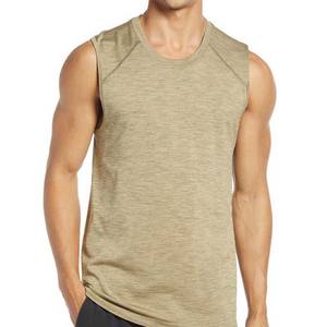 เสื้อกล้ามผู้ชายลายพิมพ์แบบรีดร้อน ดีไซน์ใหม่ล่าสุด ทันสมัย สีพื้น แห้งเร็ว ระบายอากาศได้ดี ผลิตจากโพลีเอสเตอร์ 100% ด้านหน้า - Product Image 4