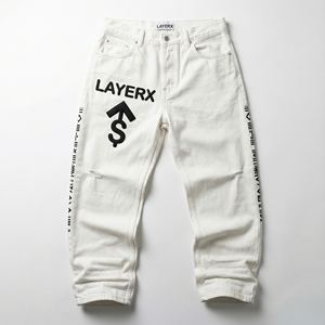 Pantalones Cargo de Algodón de Peso Medio para Hombre, Personalizados en 3D para Gráficos, Estilo Holgado, Ecológicos, Apilados, Estilo Urbano Y2K - Product Image 1