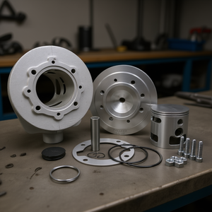 ชุดกระบอกสูบ New Pinasco 177cc 2 จังหวะ Magny Cours S2S สำหรับประกอบเครื่องยนต์รถจักรยานยนต์อิตาลี - Product Image 3