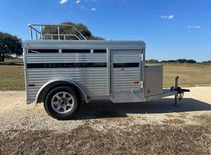 Livraison gratuite Remorque pour bétail Plateformes pour moutons 3500 kg de poids brut Portes de séparation 12 pieds x 6 pieds Toit démontable pour un transport sûr des animaux - Product Image 2