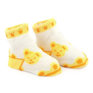 Newborn <b>Booties</b> - Yellow - Product Image 3