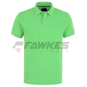 Plain Green Half Sleeves Polo T-shirt Good Selling Black Color Customized Design Men Wear Polo Shirts