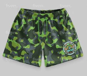 Pantalones cortos de algodón 3D personalizados de alta moda Piernas largas Estilo fitness con patrón bordado y logotipo Tallas XS a 6XL - Product Image 6