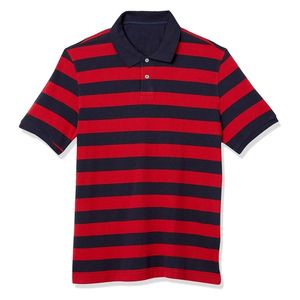 Polos transpirables con logotipo personalizado 100% algodón ligero de alta calidad media manga Slim Fit Polo - Product Image 6