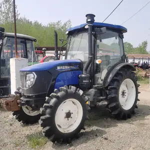 Used Farm Mini Tractor 50HP 4WD Compact Agricultural Machinery Newholland Shanghai Tractors
