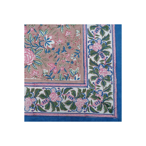 Manteles de algodón de punto Jacquard superventas Bloque de mano Impreso Artesanía atemporal Algodón puro a la venta - Product Image 3