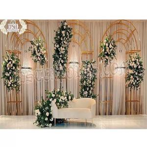 Fondo de boda para eventos populares, marco de Metal, paneles de Metal de estilo de ventana de nuevo diseño, elegante, Monet de escenario para boda - Product Image 1