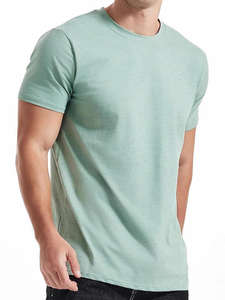 Haute qualité décontracté hommes T-Shirts Style Hipster doux confortable exercice quotidien personnalisé col rond manches courtes 180 grammes blanc - Product Image 4