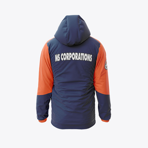 Outdoor <b>Waterproof</b> Windbreaker <b>Jacket</b> for Men-Running Training Wear Hooded Quick Dry Zipper Closure Polyester/Nylon Material - Product Image 4