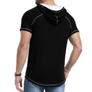 Sweat-shirts à manches courtes personnalisés en gros pour hommes, nouveau design 2025, vêtements d'hiver pour hommes, sweat-shirt décontracté pour hommes - Product Image 2