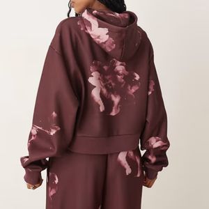 <b>Women</b> <b>Plus</b> <b>Size</b> Eco-Friendly Winter Fleece Reversible <b>Hoodies</b> <b>Sweatshirts</b> Loose Casual Short Sleeve Pullover tie dye Hooded - Product Image 2