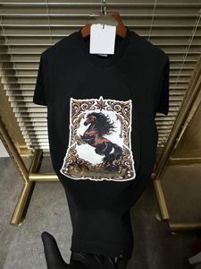 Camiseta Personalizada para Hombre, Talla Grande, 100% Algodón, Anti-Pilling, Cuello Redondo, Manga Corta, Casual, Transpirable, Ecológica, 300 Gramos, Diseño Animal, OEM - Product Image 6