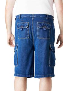 Logo personnalisé de haute qualité respirant 5 pouces Mid Streetwear Short en jean pour les hommes de grande taille été droit tricoté fabriqué au Pakistan - Product Image 6