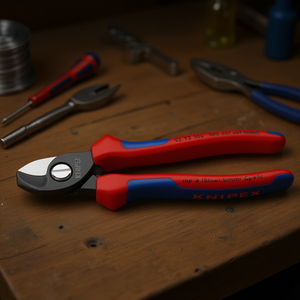Cisailles à câbles Knipex avec poignées multi-composants polies – Produit de coupe et de cisaillement - Product Image 3