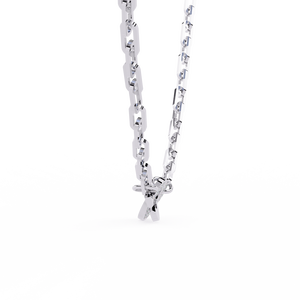 สร้อยคอเพชรทองคำ 18K เพาะเลี้ยงในห้องปฏิบัติการ เครื่องประดับสุดหรูสำหรับสุภาพสตรี - Product Image 4